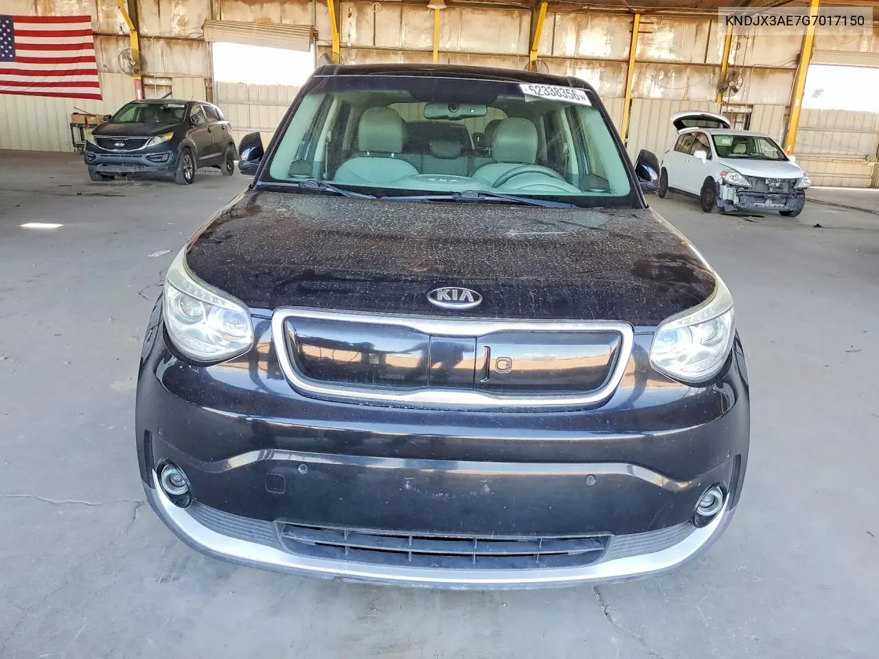 2016 Kia Soul Ev + VIN: KNDJX3AE7G7017150 Lot: 62338356