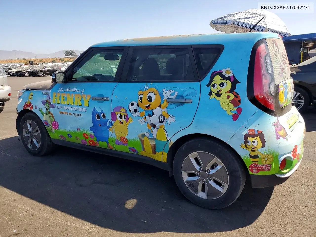 2018 Kia Soul Ev Ev-E VIN: KNDJX3AE7J7032271 Lot: 60870746
