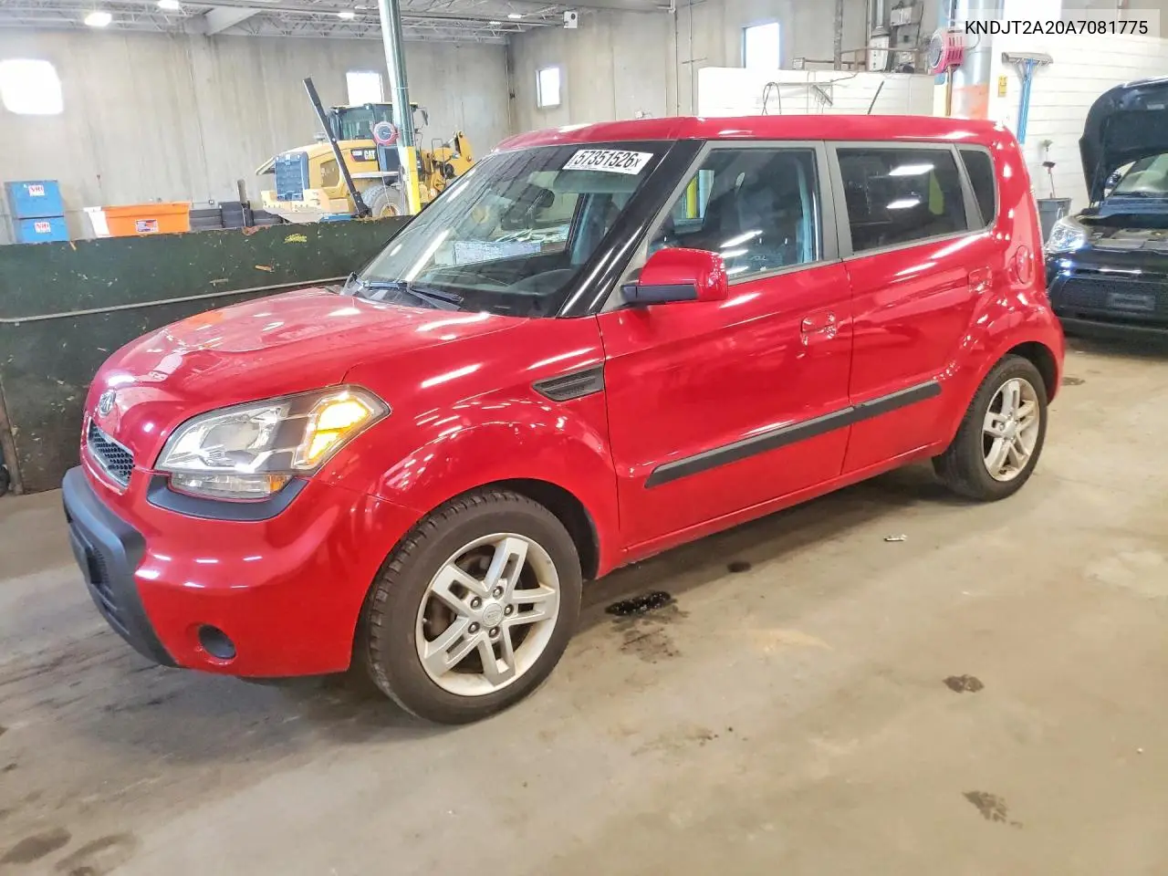 2010 Kia Soul + VIN: KNDJT2A20A7081775 Lot: 57351526