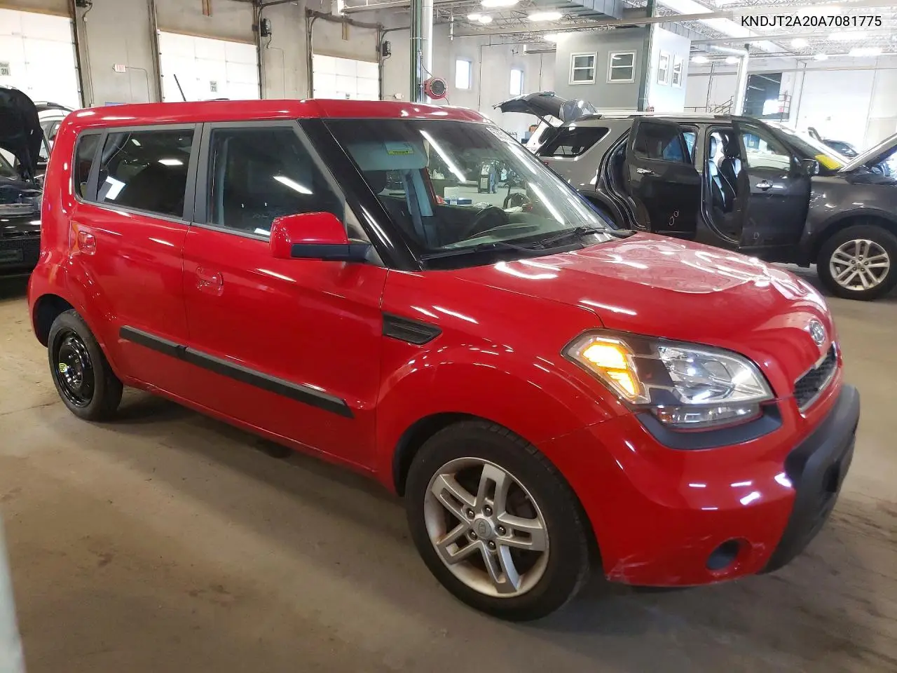 2010 Kia Soul + VIN: KNDJT2A20A7081775 Lot: 57351526