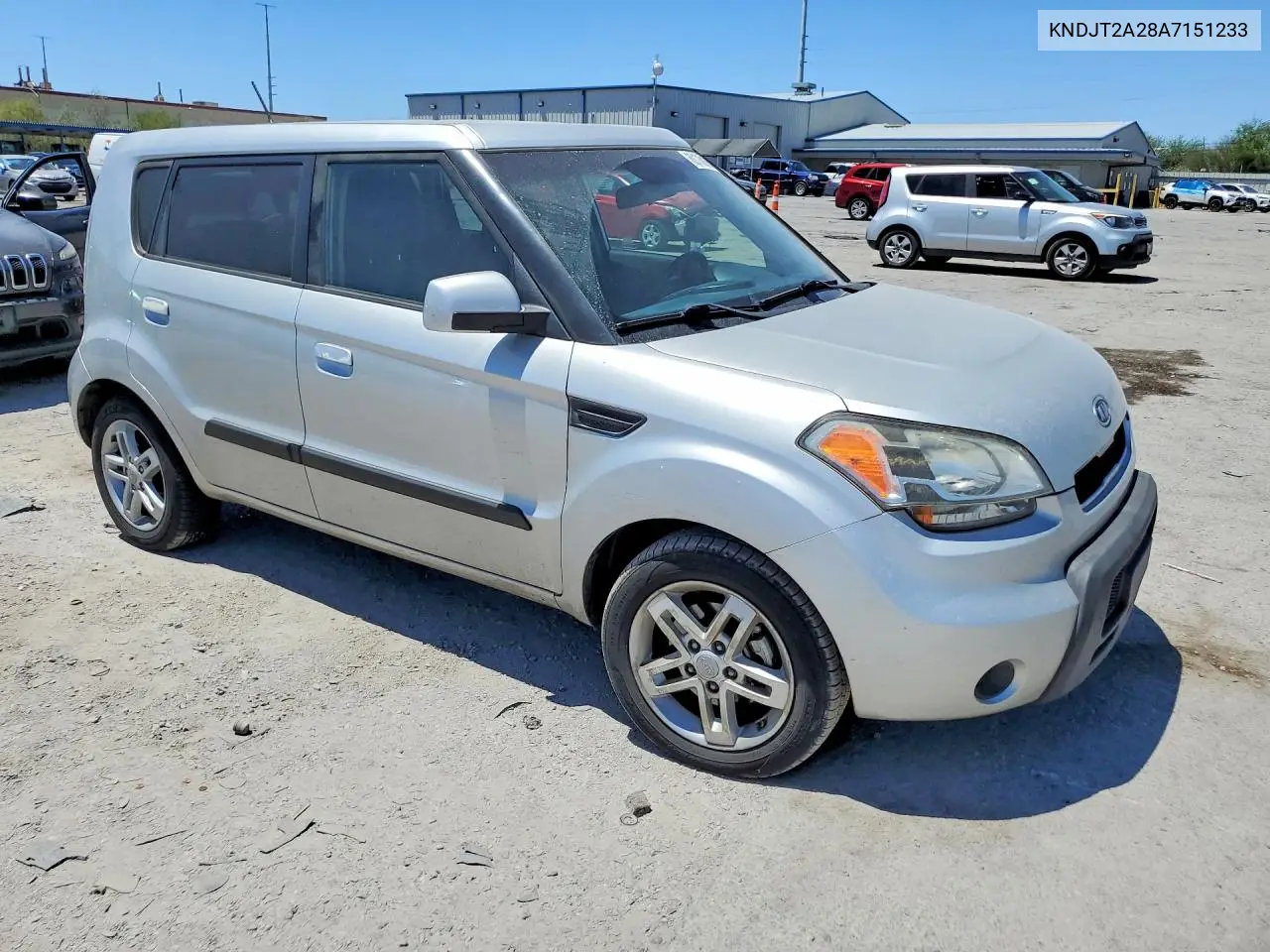 2010 Kia Soul + VIN: KNDJT2A28A7151233 Lot: 60173886
