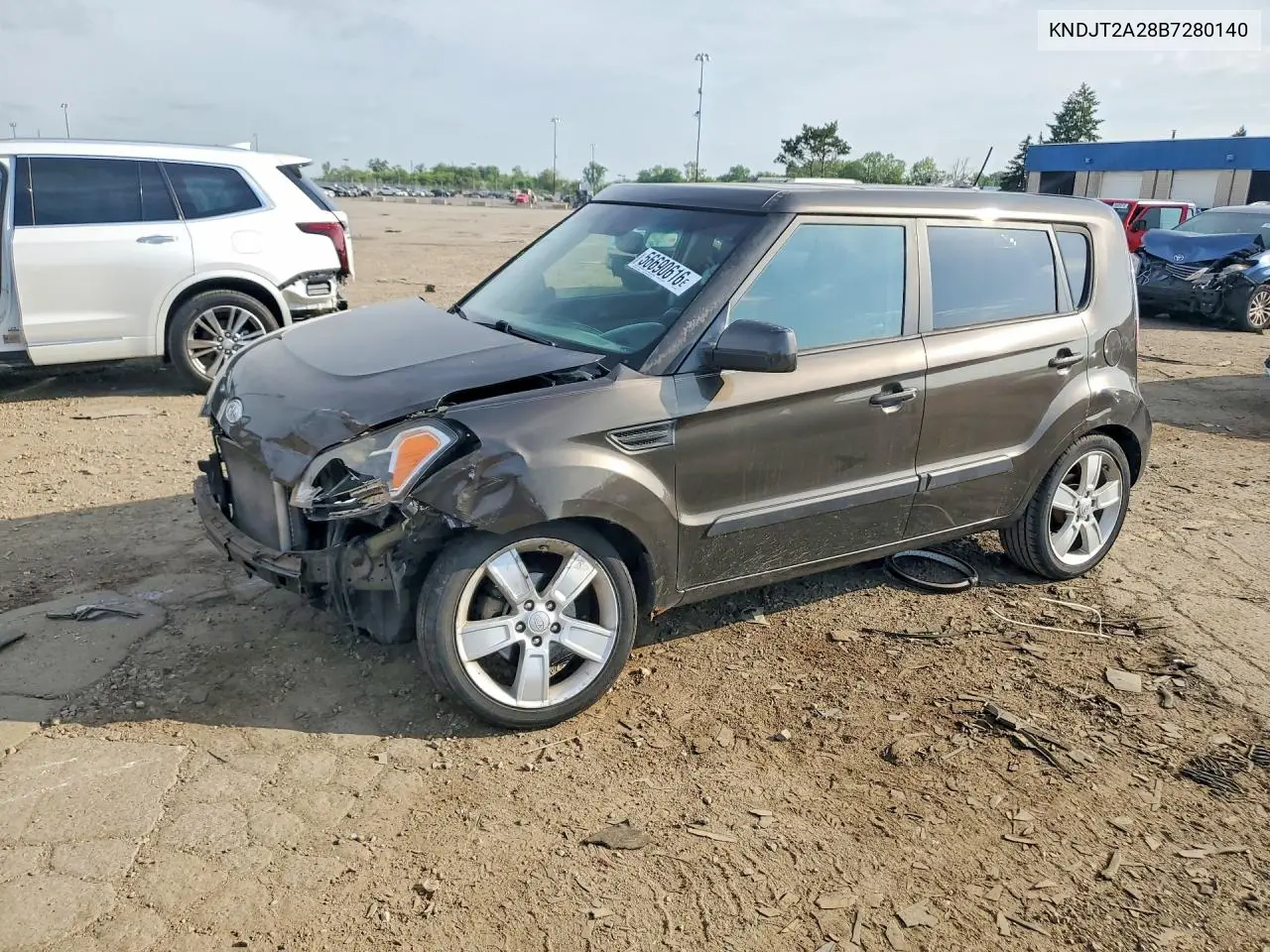 2011 Kia Soul ! VIN: KNDJT2A28B7280140 Lot: 56690616