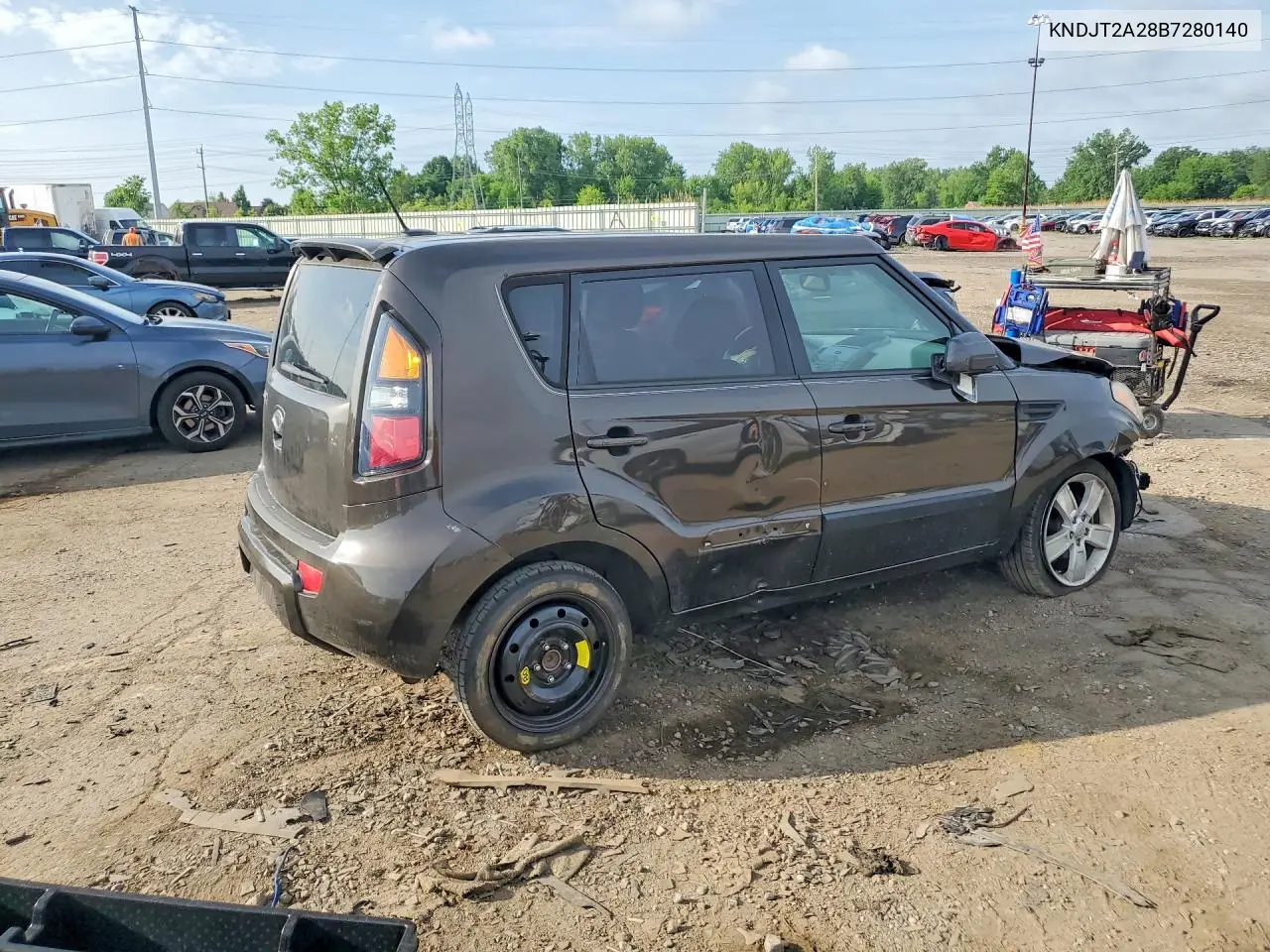 2011 Kia Soul ! VIN: KNDJT2A28B7280140 Lot: 56690616