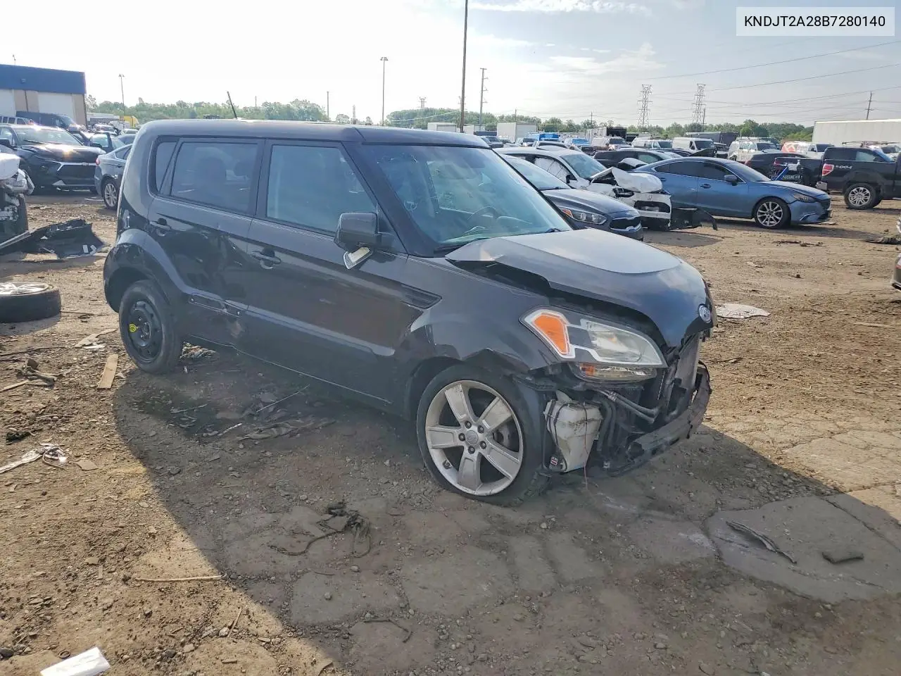 2011 Kia Soul ! VIN: KNDJT2A28B7280140 Lot: 56690616