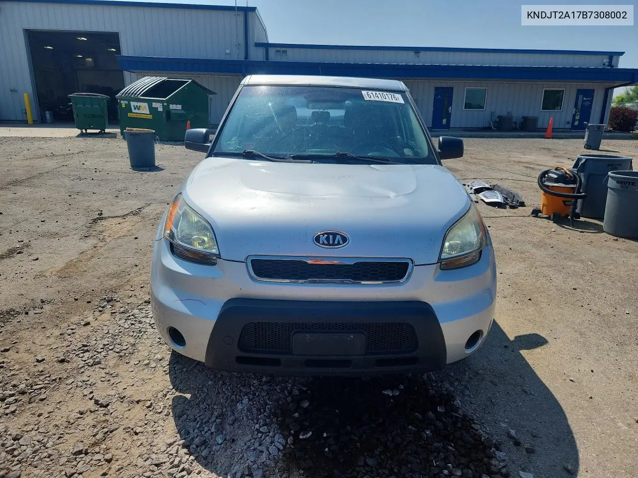 2011 Kia Soul Base VIN: KNDJT2A17B7308002 Lot: 61410176