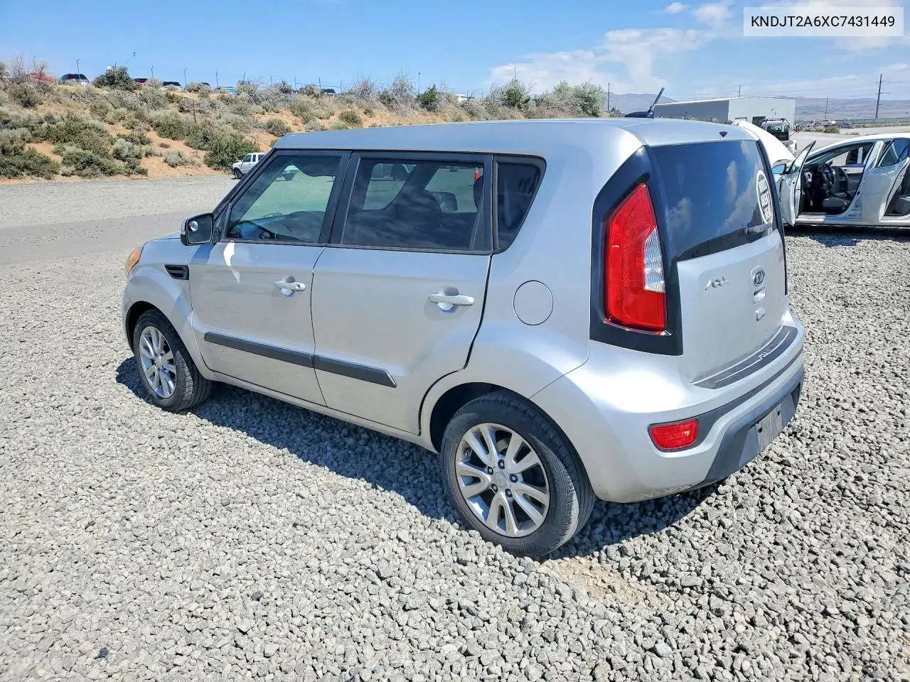 2012 Kia Soul + VIN: KNDJT2A6XC7431449 Lot: 57273386