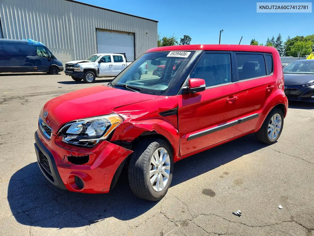 2012 Kia Soul ! VIN: KNDJT2A60C7412781 Lot: 59399406