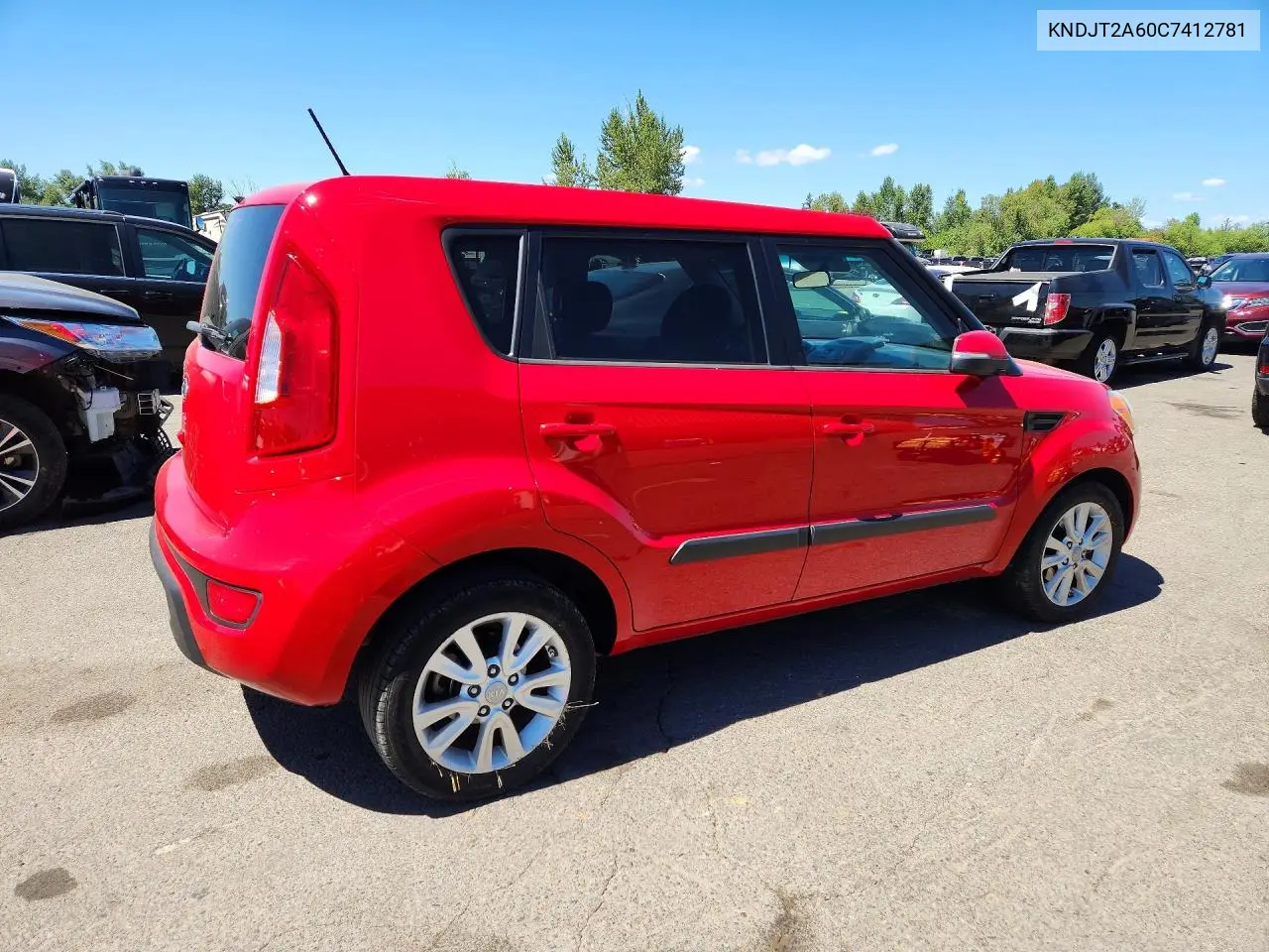 2012 Kia Soul ! VIN: KNDJT2A60C7412781 Lot: 59399406