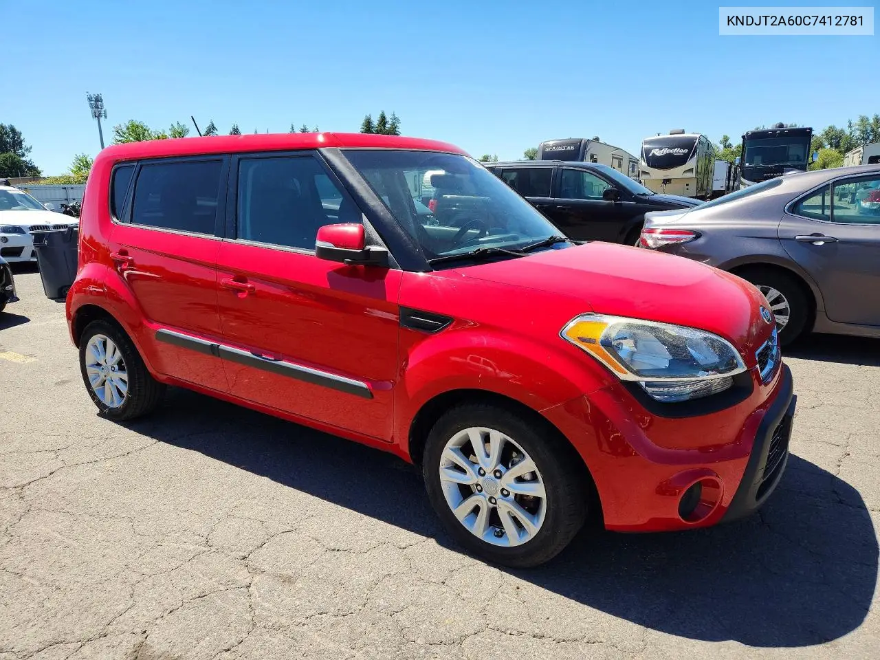 2012 Kia Soul ! VIN: KNDJT2A60C7412781 Lot: 59399406