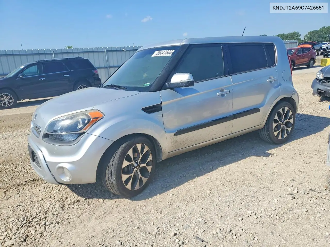 2012 Kia Soul ! VIN: KNDJT2A69C7426551 Lot: 60047586