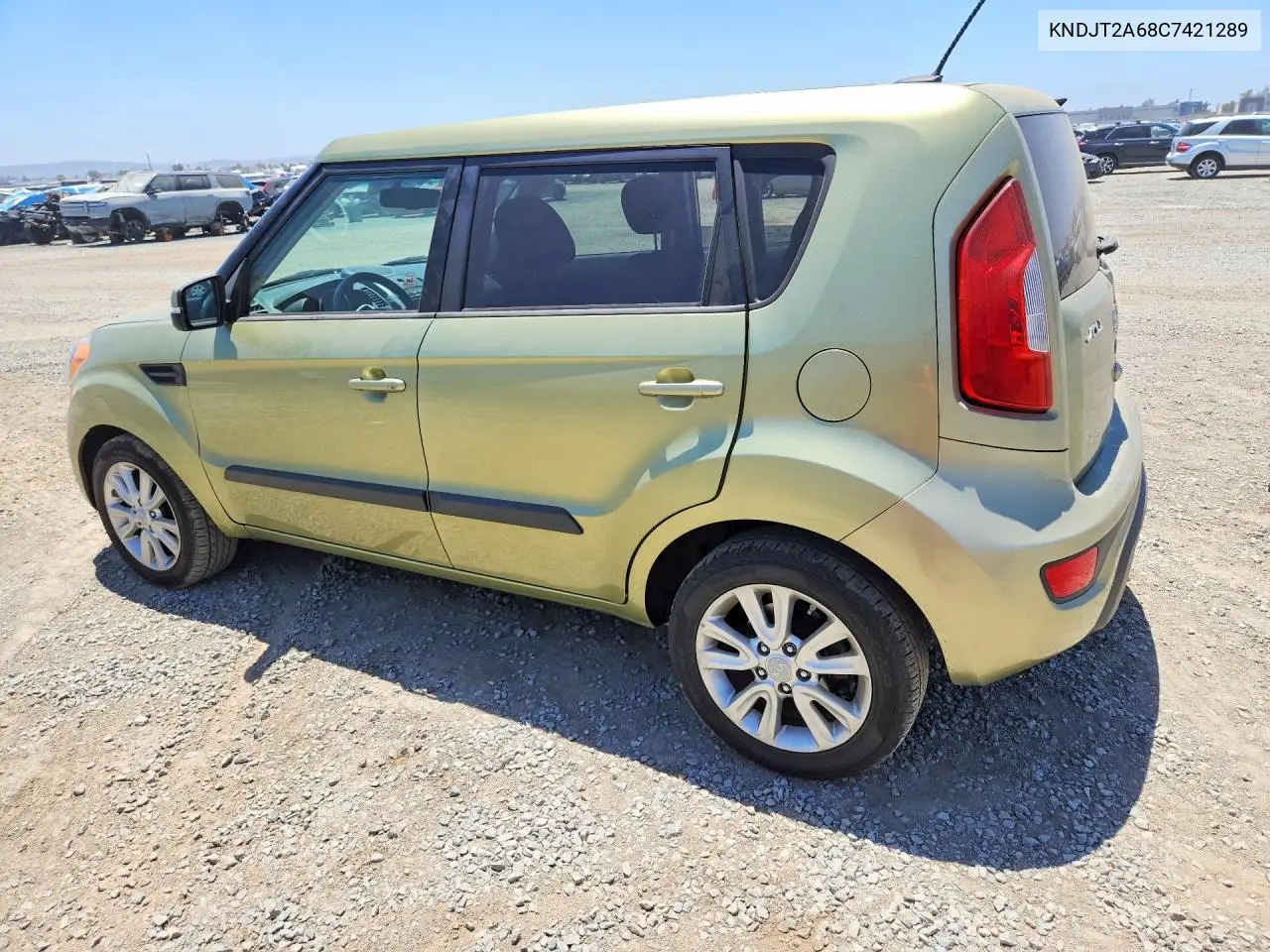 2012 Kia Soul + VIN: KNDJT2A68C7421289 Lot: 60429546