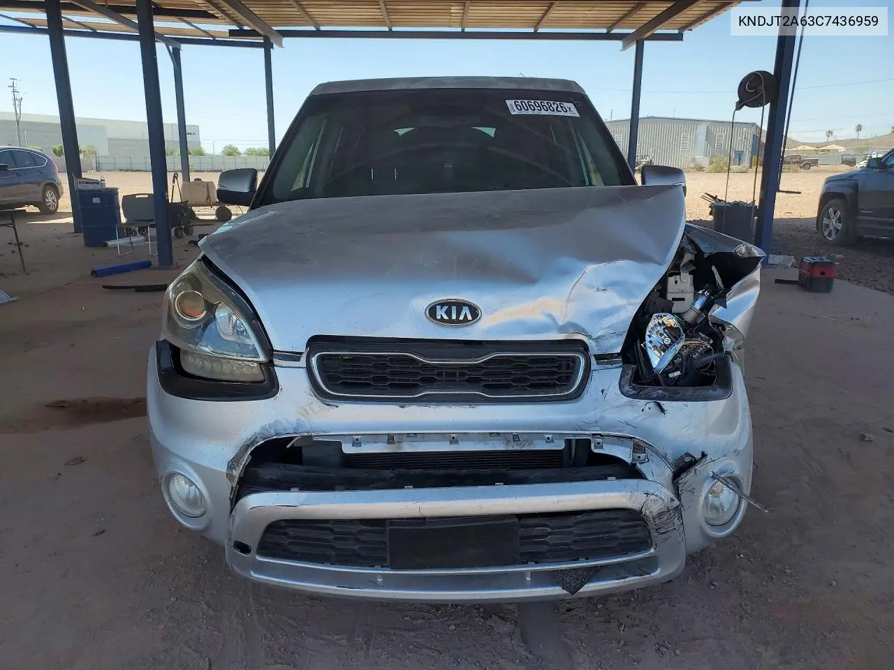 2012 Kia Soul ! VIN: KNDJT2A63C7436959 Lot: 60696826