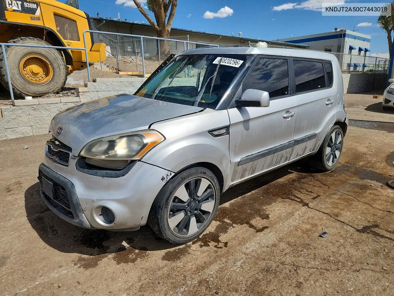 2012 Kia Soul Base VIN: KNDJT2A50C7443018 Lot: 60820296