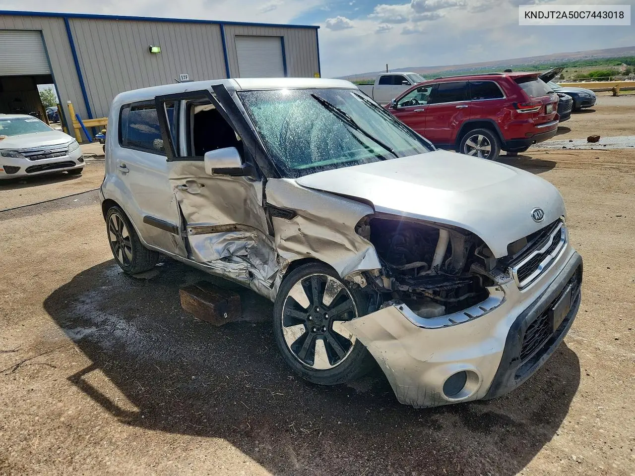 2012 Kia Soul Base VIN: KNDJT2A50C7443018 Lot: 60820296