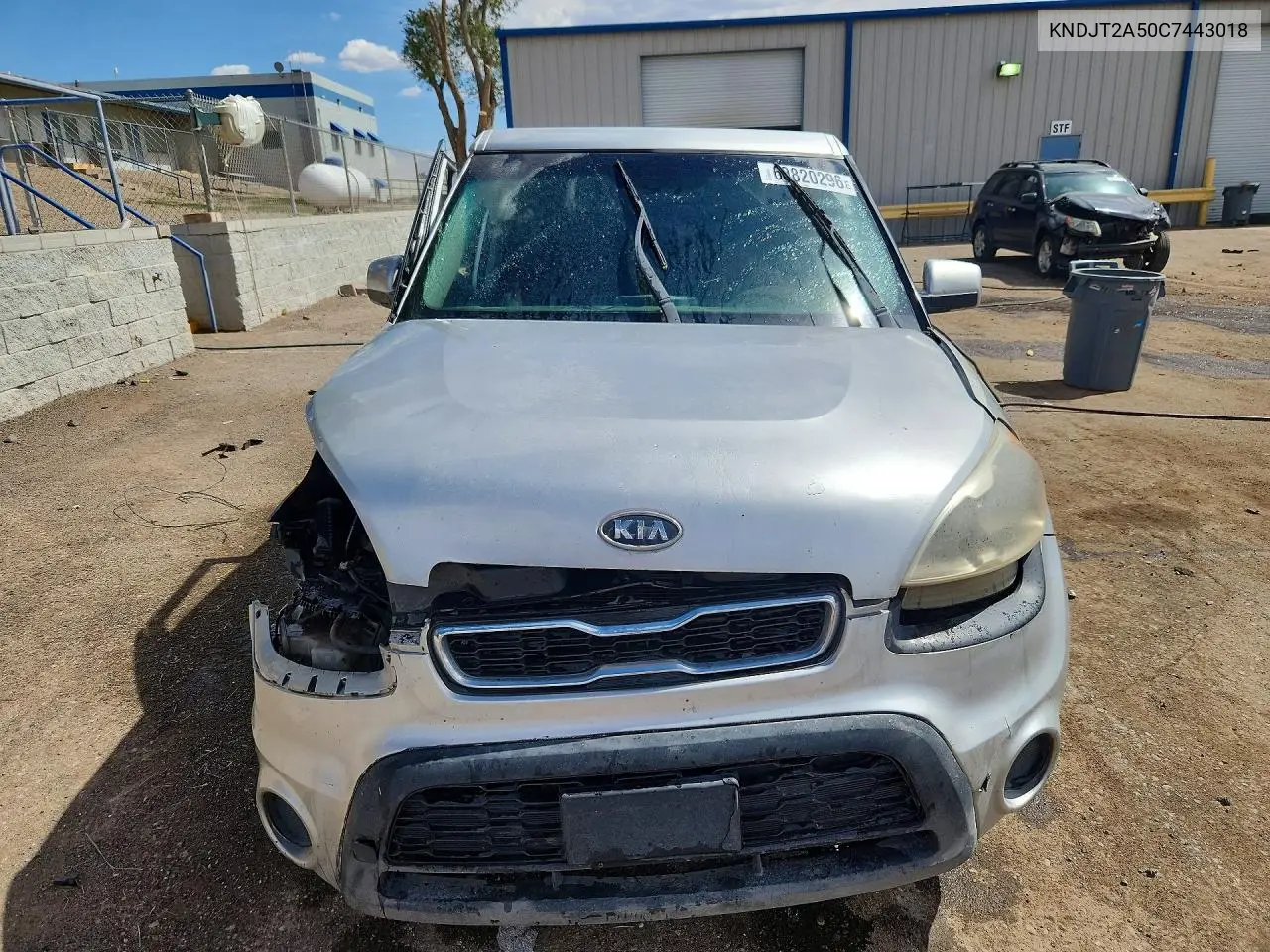 2012 Kia Soul Base VIN: KNDJT2A50C7443018 Lot: 60820296