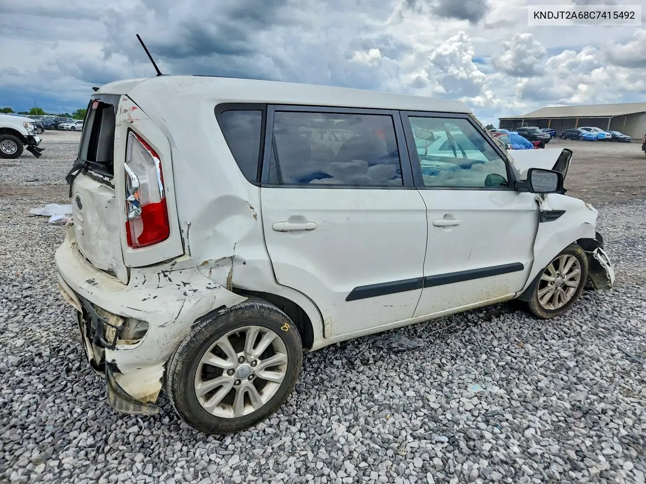 2012 Kia Soul + VIN: KNDJT2A68C7415492 Lot: 60977396