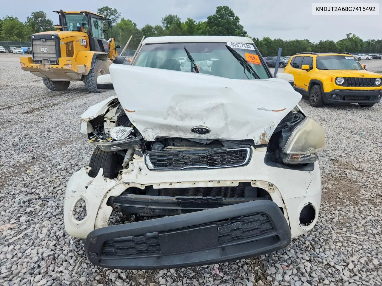 2012 Kia Soul + VIN: KNDJT2A68C7415492 Lot: 60977396