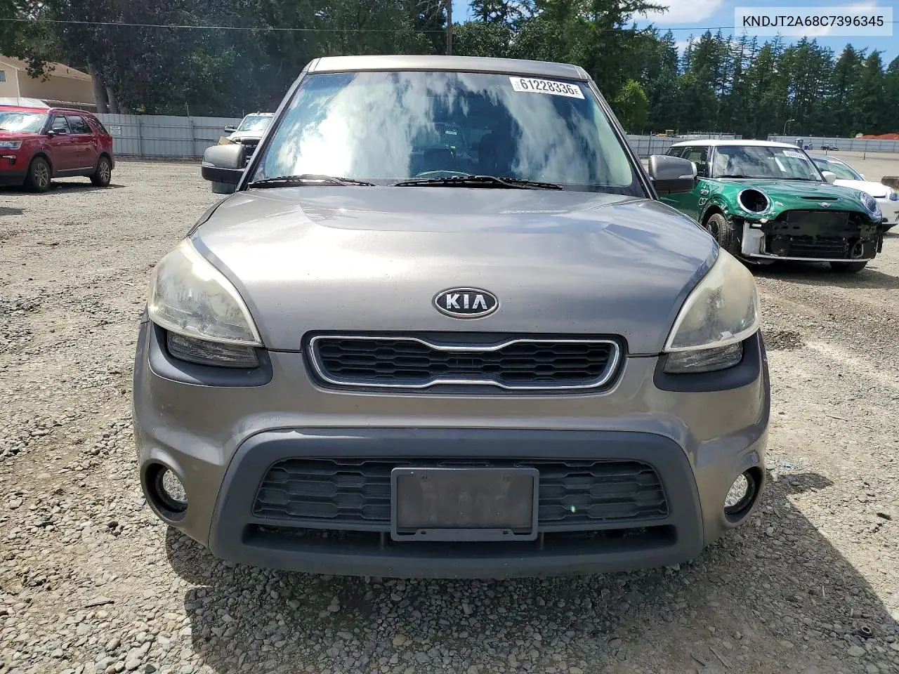 2012 Kia Soul + VIN: KNDJT2A68C7396345 Lot: 61228336