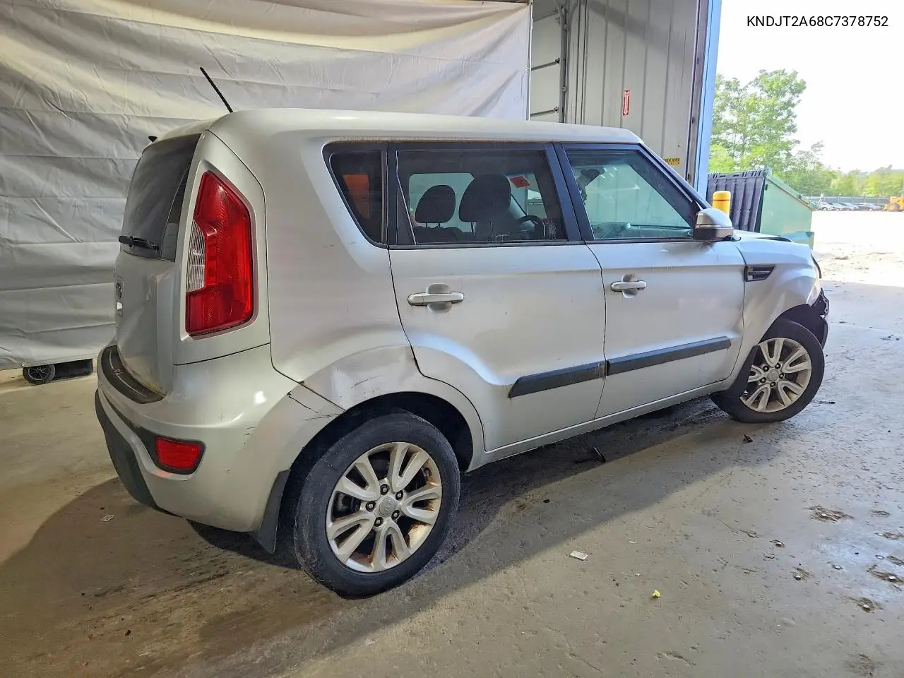 2012 Kia Soul VIN: KNDJT2A68C7378752 Lot: 61419456