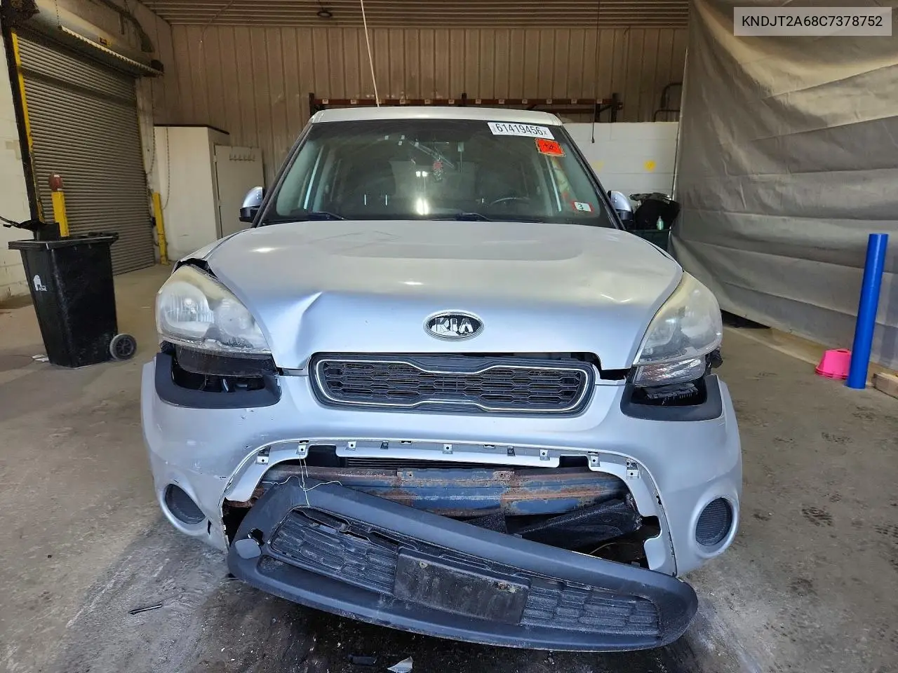 2012 Kia Soul VIN: KNDJT2A68C7378752 Lot: 61419456