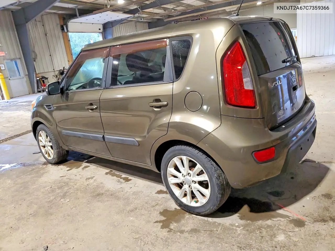 2012 Kia Soul + VIN: KNDJT2A67C7359366 Lot: 62130156