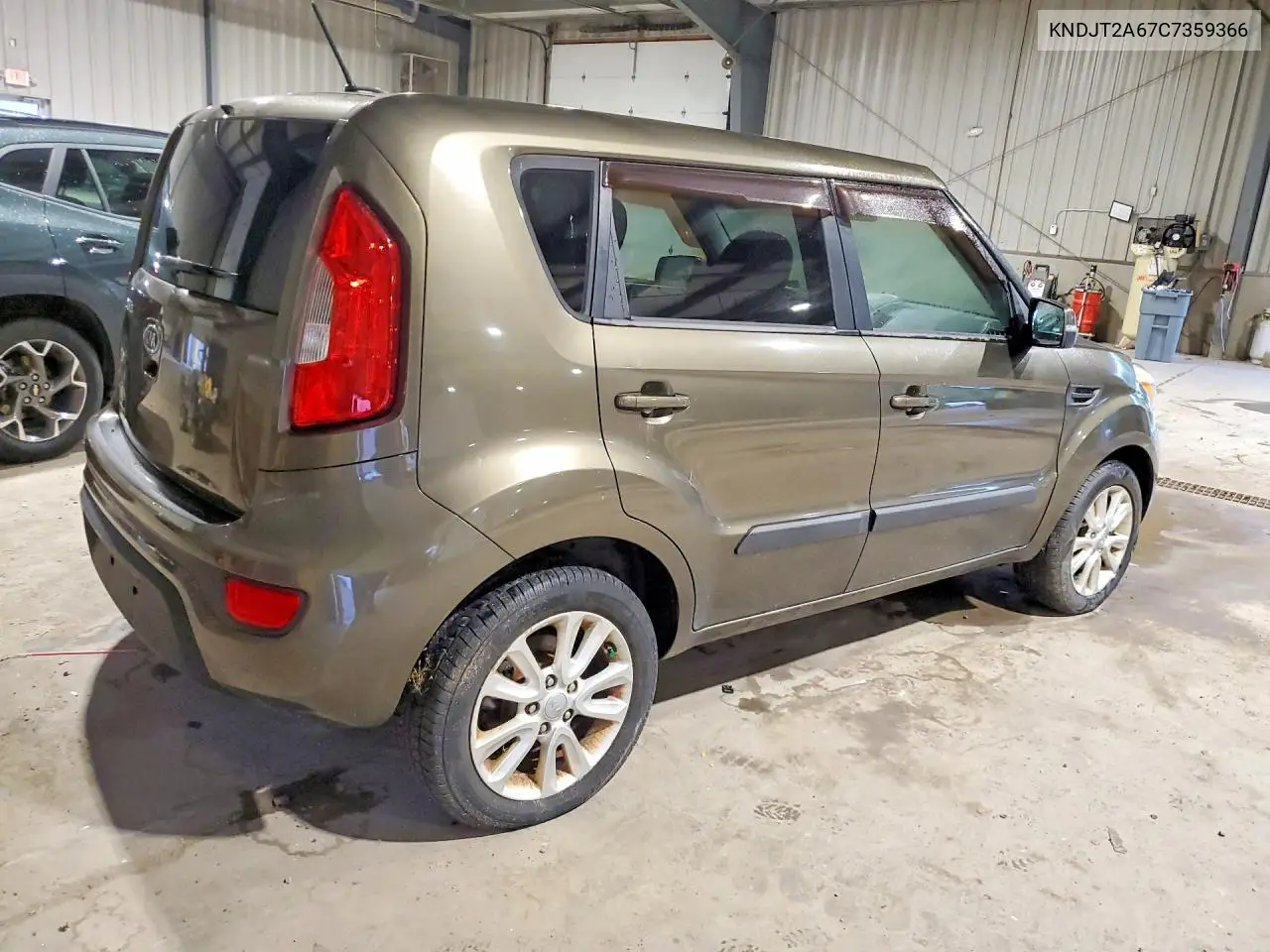 2012 Kia Soul + VIN: KNDJT2A67C7359366 Lot: 62130156