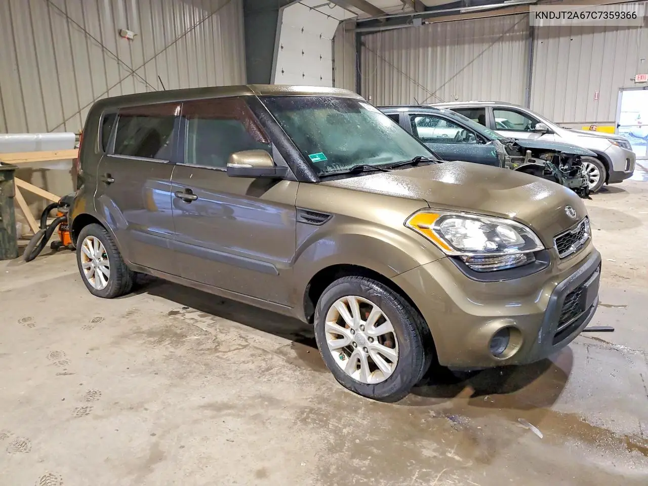 2012 Kia Soul + VIN: KNDJT2A67C7359366 Lot: 62130156