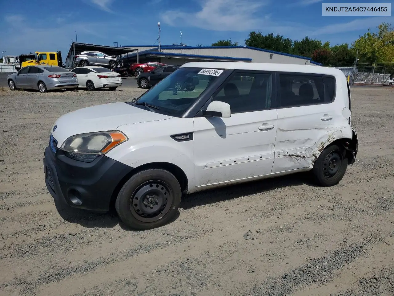 2012 Kia Soul Base VIN: KNDJT2A54C7446455 Lot: 85990285
