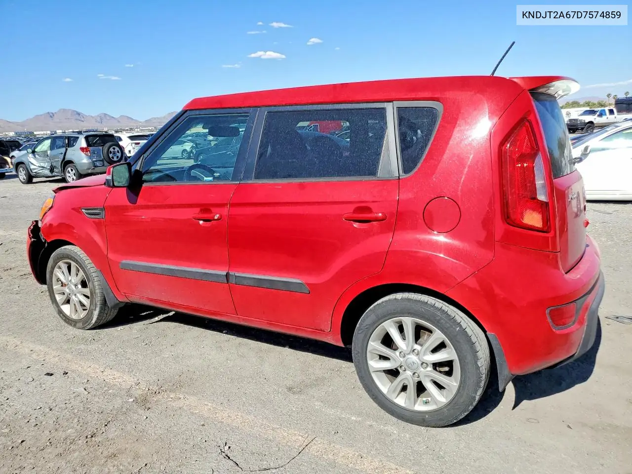 2013 Kia Soul VIN: KNDJT2A67D7574859 Lot: 59989186