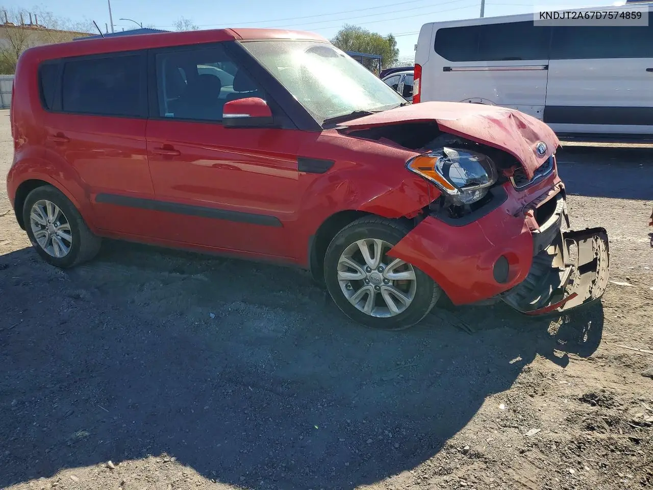 2013 Kia Soul VIN: KNDJT2A67D7574859 Lot: 59989186