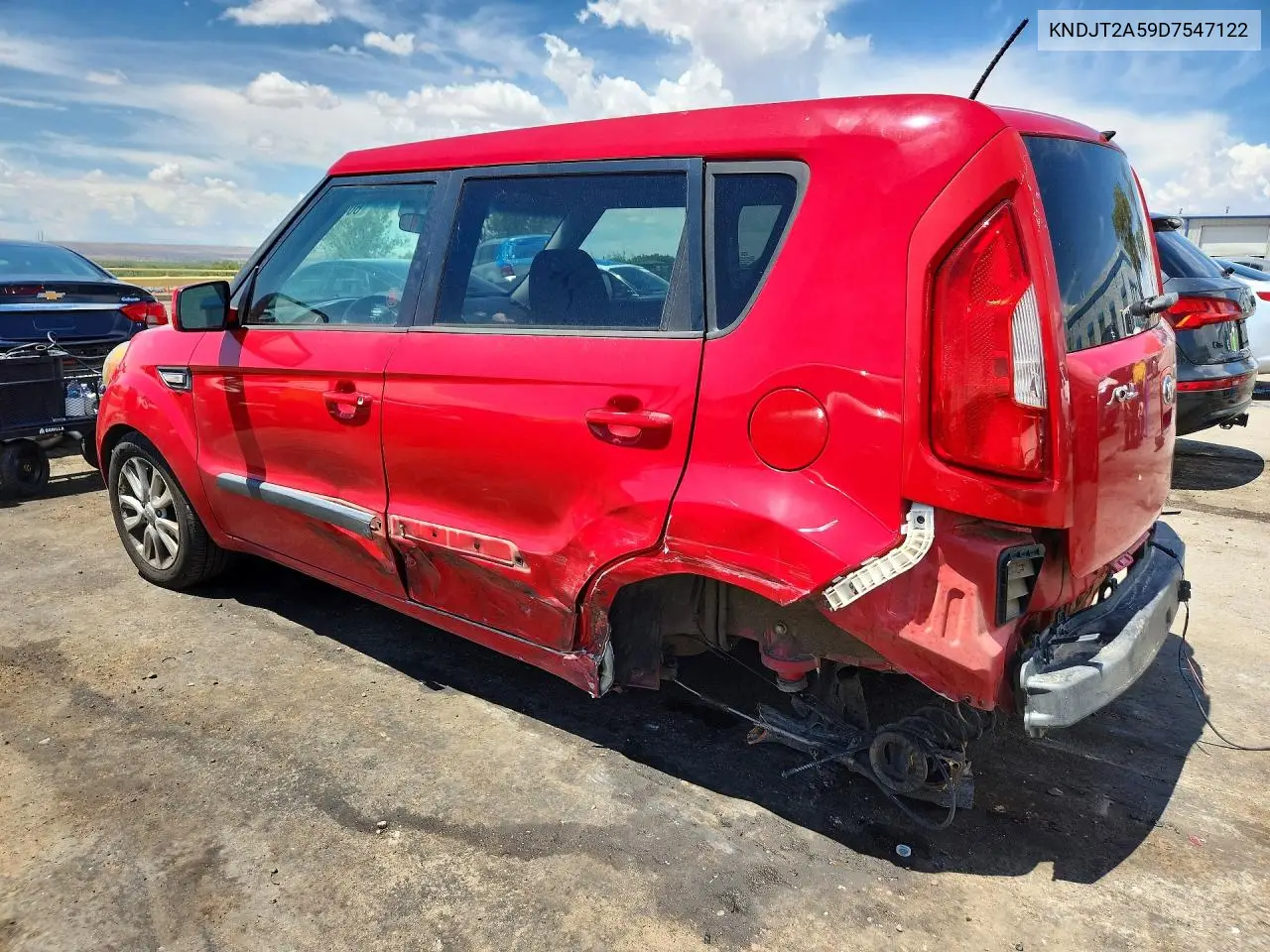 2013 Kia Soul Base VIN: KNDJT2A59D7547122 Lot: 60898906