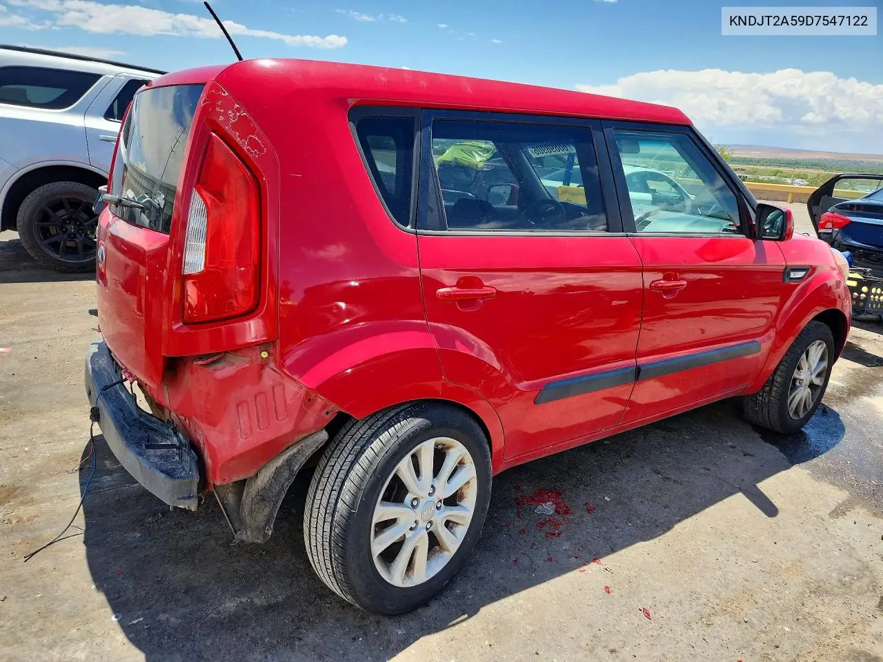 2013 Kia Soul Base VIN: KNDJT2A59D7547122 Lot: 60898906