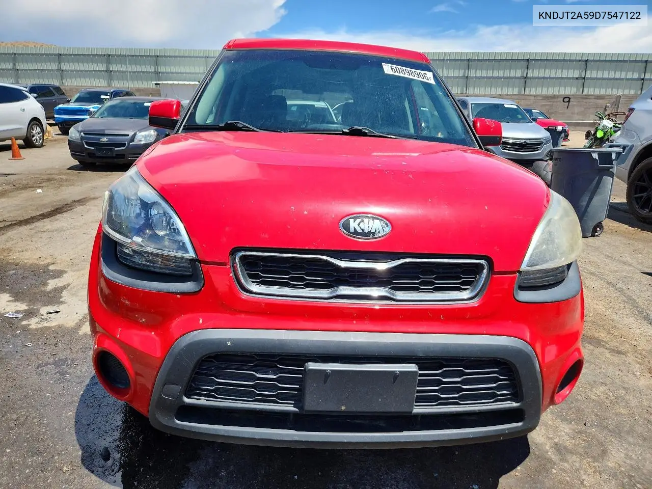 2013 Kia Soul Base VIN: KNDJT2A59D7547122 Lot: 60898906