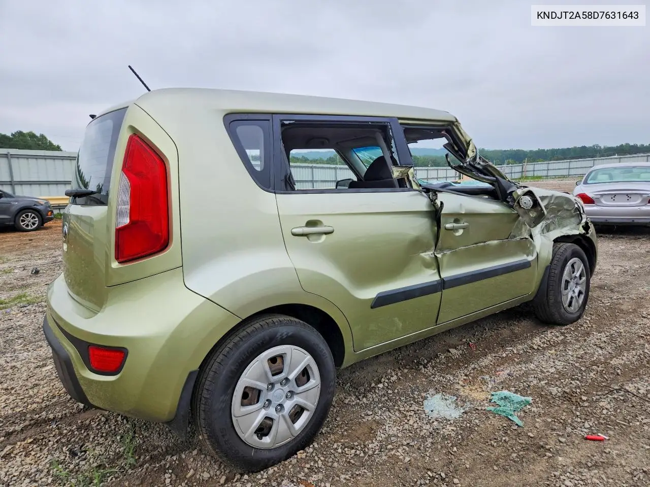 2013 Kia Soul Base VIN: KNDJT2A58D7631643 Lot: 61594266