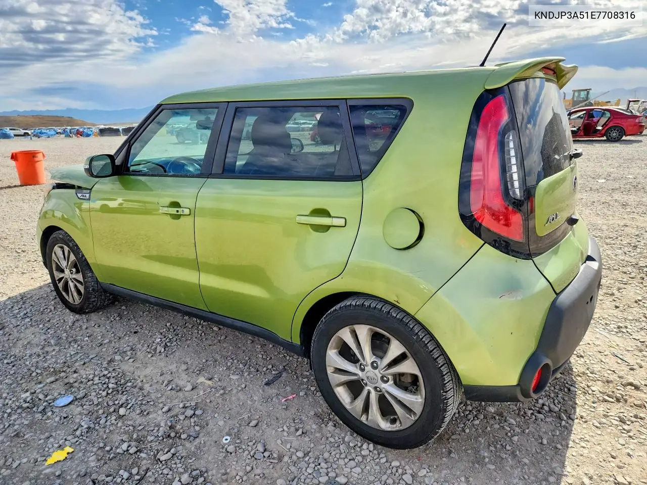 2014 Kia Soul + VIN: KNDJP3A51E7708316 Lot: 59263736