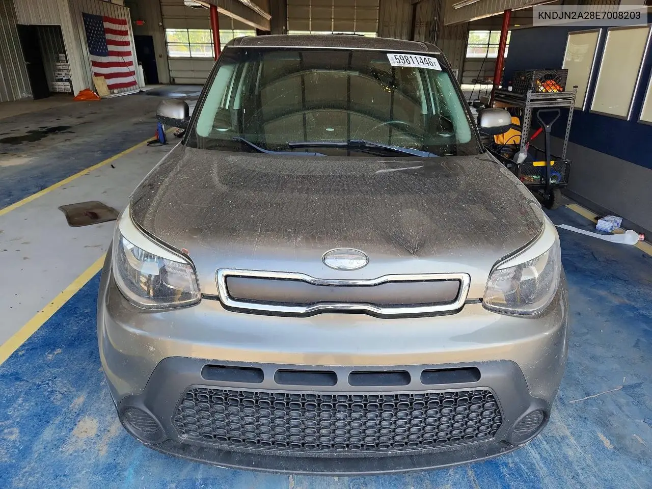 2014 Kia Soul Base VIN: KNDJN2A28E7008203 Lot: 59811446
