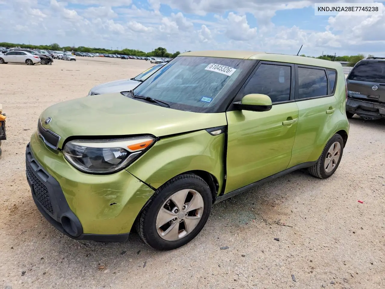 2014 Kia Soul Base VIN: KNDJN2A28E7745238 Lot: 61045326