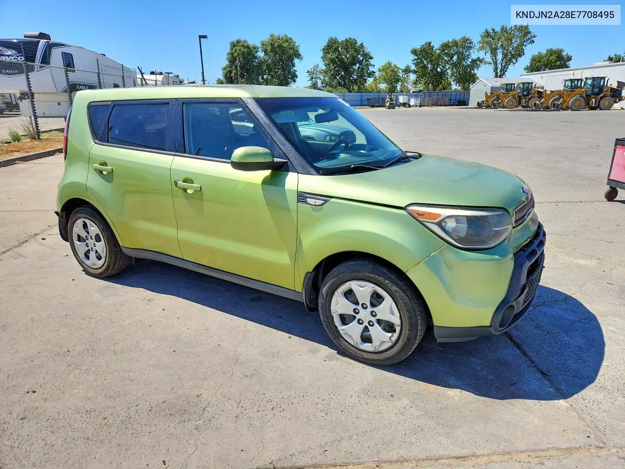 2014 Kia Soul Base VIN: KNDJN2A28E7708495 Lot: 61184846