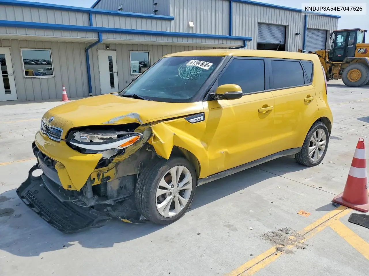 2014 Kia Soul + VIN: KNDJP3A54E7047526 Lot: 61390866