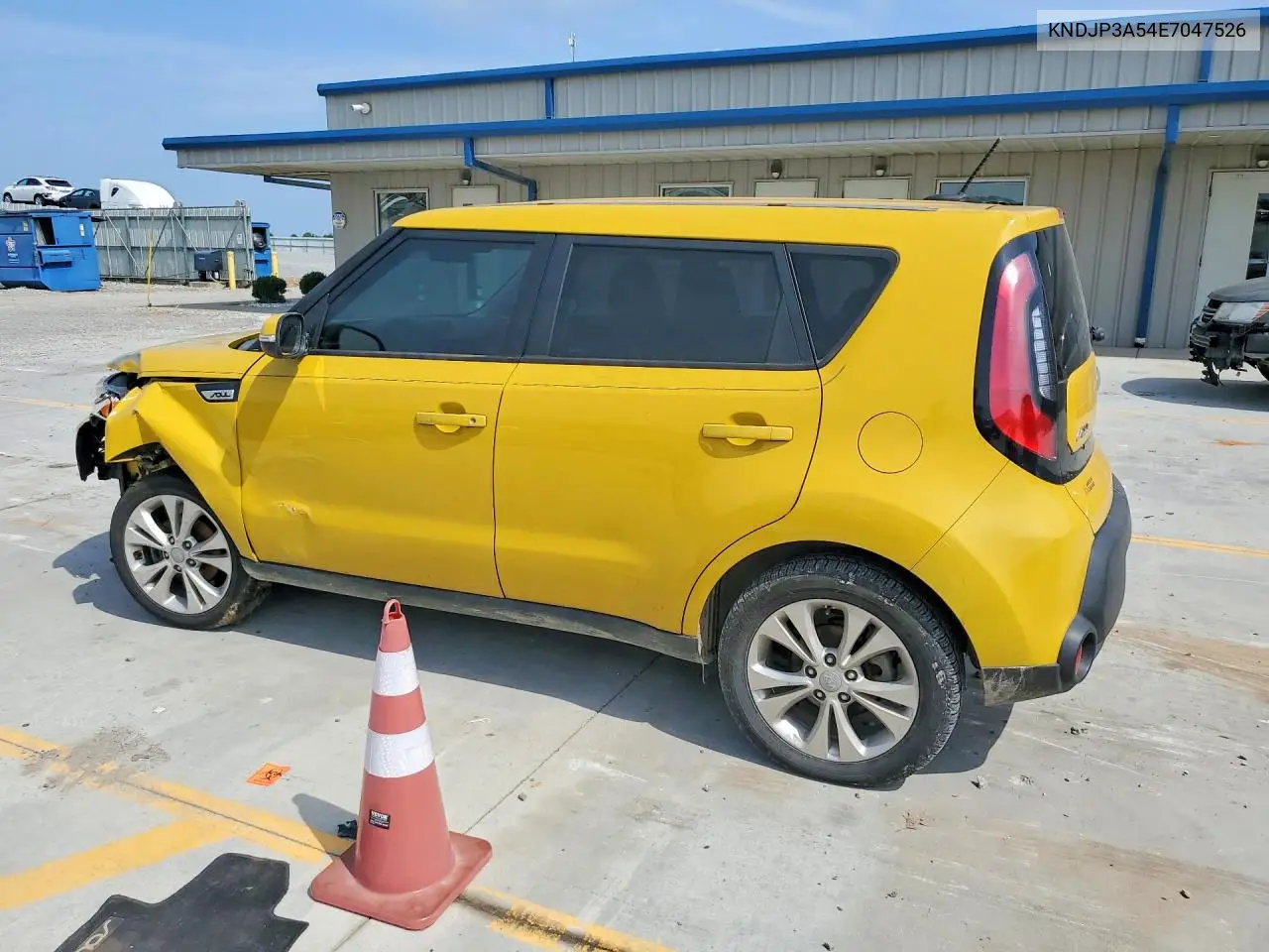 2014 Kia Soul + VIN: KNDJP3A54E7047526 Lot: 61390866