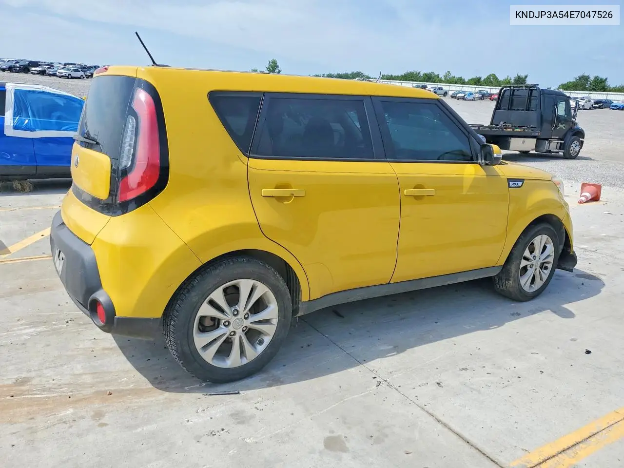 2014 Kia Soul + VIN: KNDJP3A54E7047526 Lot: 61390866