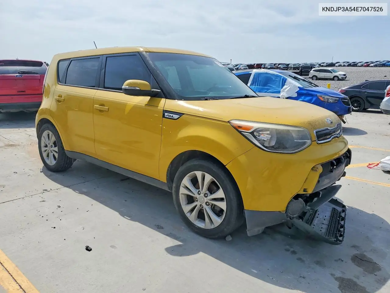 2014 Kia Soul + VIN: KNDJP3A54E7047526 Lot: 61390866
