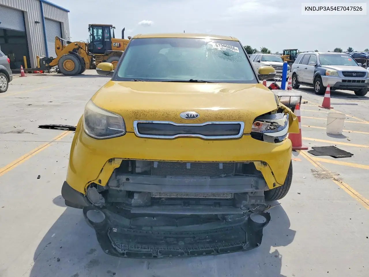 2014 Kia Soul + VIN: KNDJP3A54E7047526 Lot: 61390866