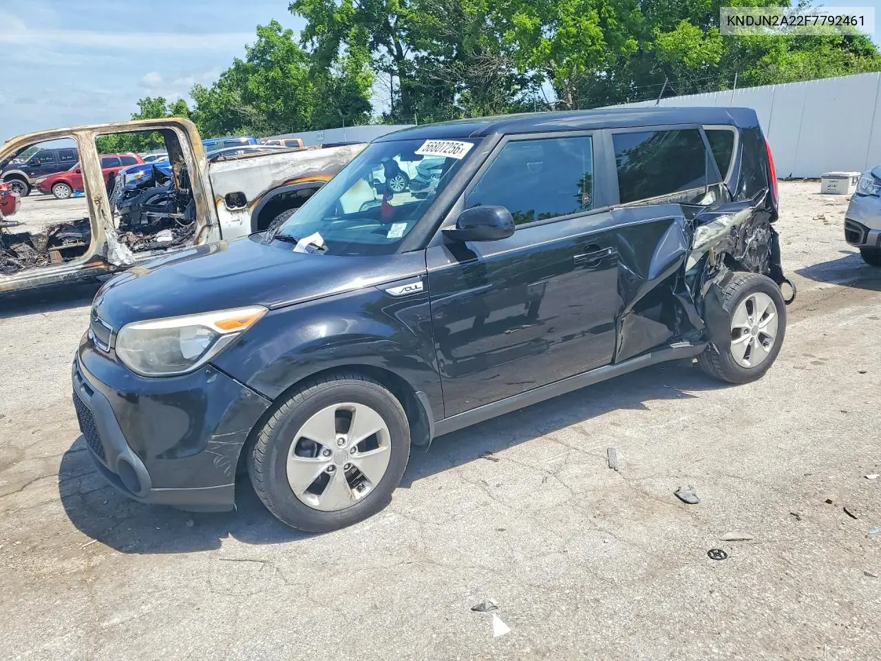 2015 Kia Soul Base VIN: KNDJN2A22F7792461 Lot: 56807256