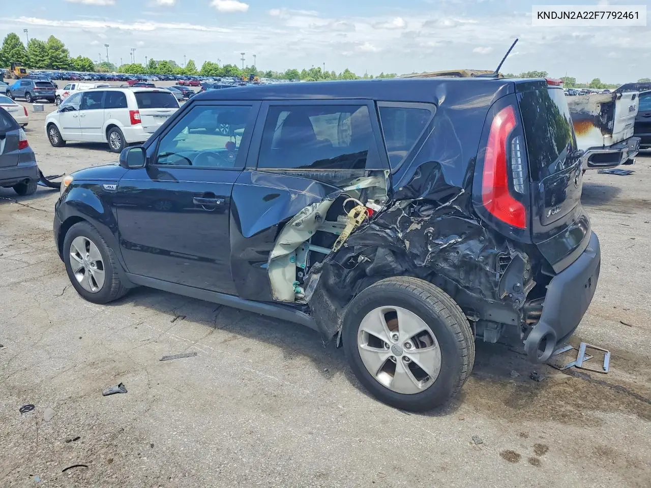 2015 Kia Soul Base VIN: KNDJN2A22F7792461 Lot: 56807256