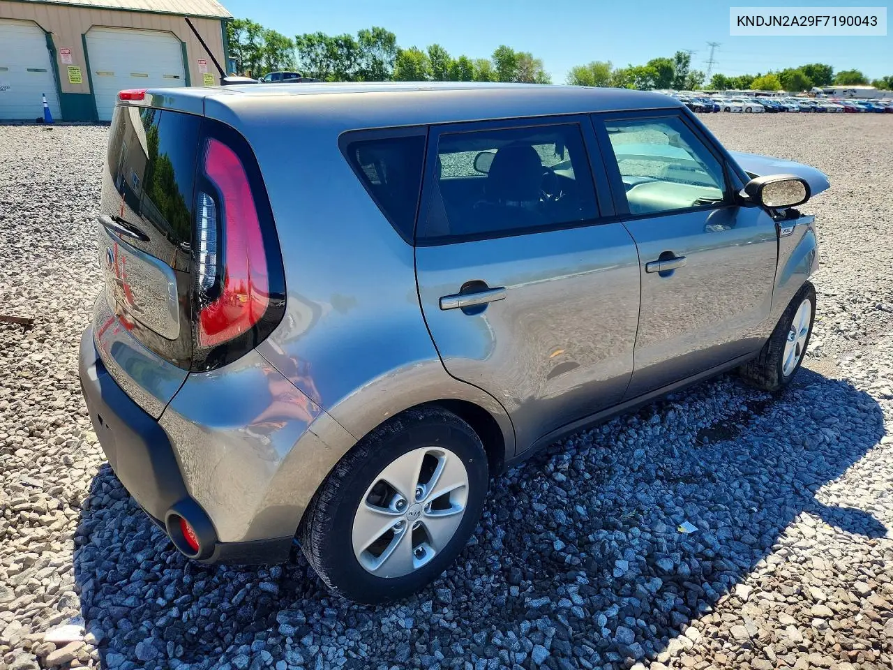 2015 Kia Soul Base VIN: KNDJN2A29F7190043 Lot: 57313946