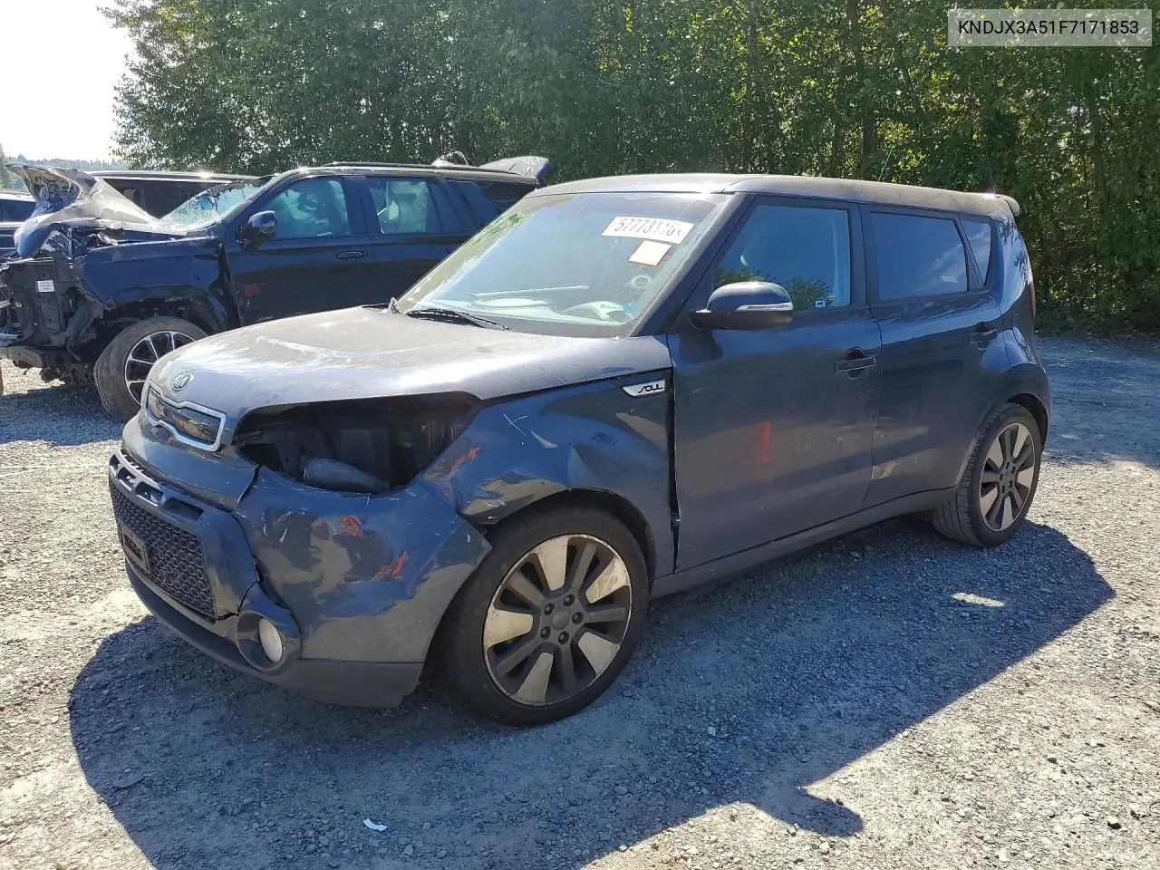 2015 Kia Soul ! VIN: KNDJX3A51F7171853 Lot: 57773116