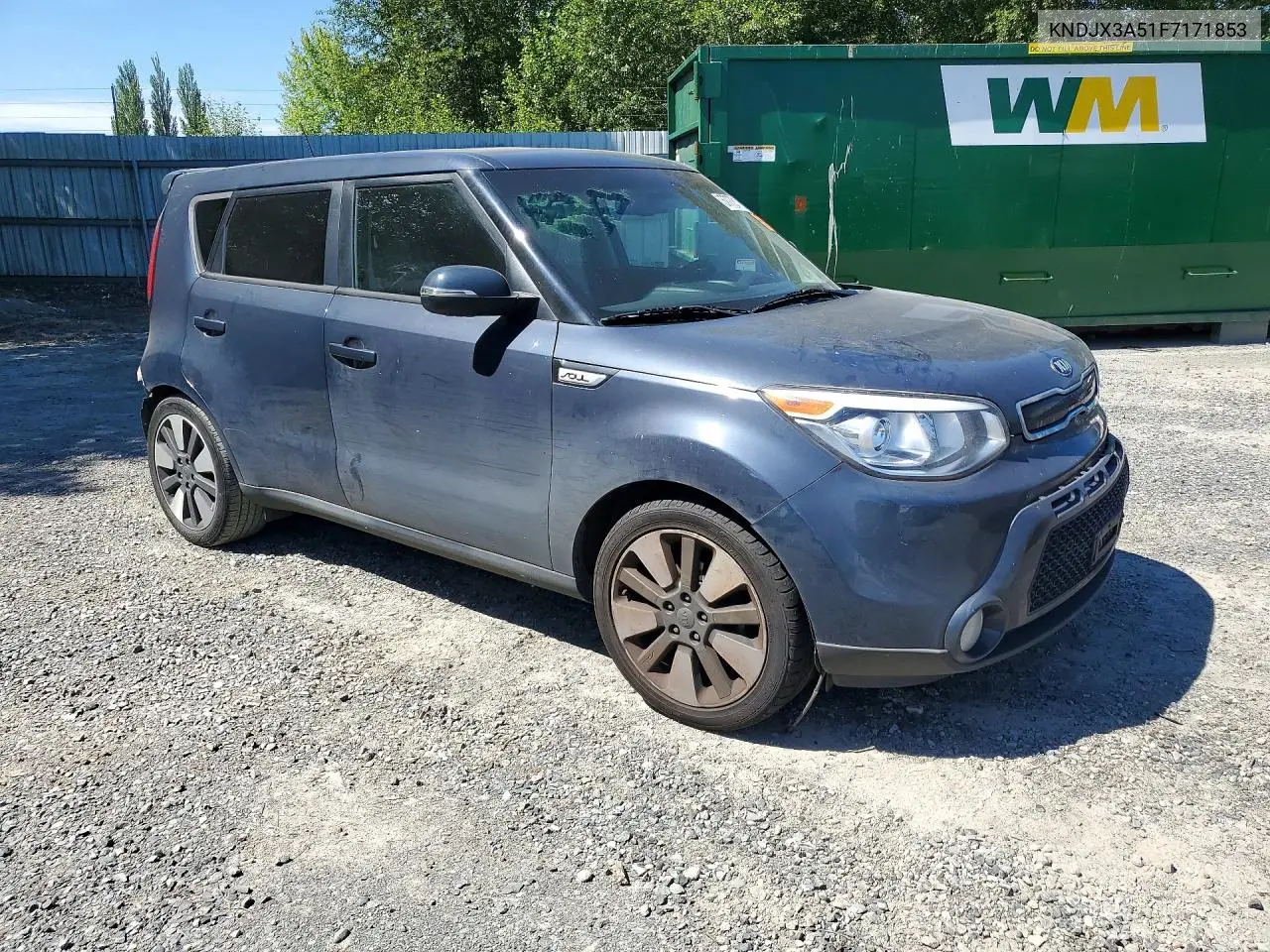2015 Kia Soul ! VIN: KNDJX3A51F7171853 Lot: 57773116