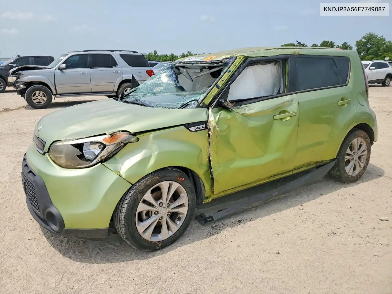 2015 Kia Soul + VIN: KNDJP3A56F7749087 Lot: 58387056