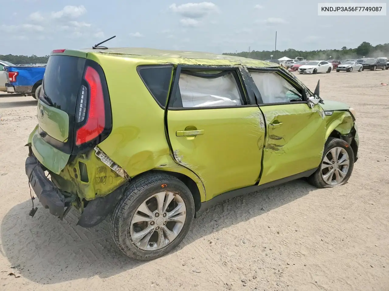 2015 Kia Soul + VIN: KNDJP3A56F7749087 Lot: 58387056